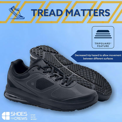 Men'S Slip-Resistant Work Sneakers - Comfortable, Breathable & Water-Resistant Shoes for Men - Ideal for Food Service, Healthcare, Retail, Maintenance & More - Evolution II