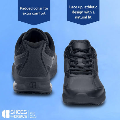 Men'S Slip-Resistant Work Sneakers - Comfortable, Breathable & Water-Resistant Shoes for Men - Ideal for Food Service, Healthcare, Retail, Maintenance & More - Evolution II